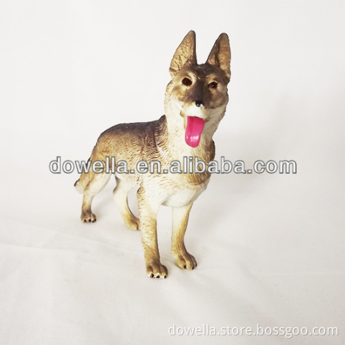 small plastic figure for promotion gifts 3D craft figure toys wolf figure toy